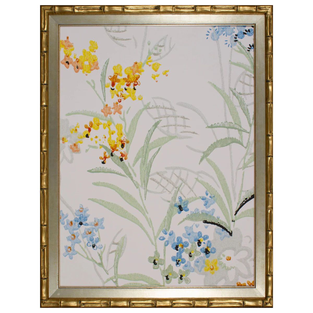 Grow Wild Symphony Thrive Artwork in Gold Frame | The Well Appointed House, LLC