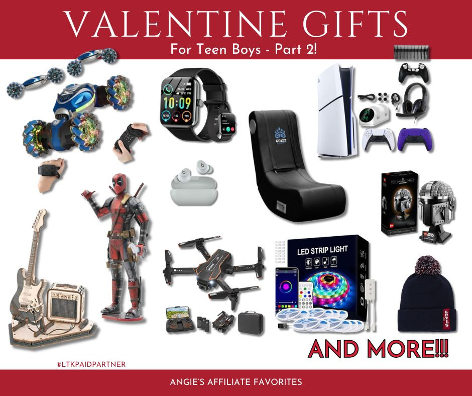 #paidpartner
💙 Valentine’s Gift Ideas for Teen Boys! 💌

Shopping for teen boys can feel impossible, but it doesn’t have to be! The best gifts are ones that reflect their personality and interests. Whether they’re into gaming, sports, or just hanging out with friends, here are a few ideas to spark inspiration:

Valentine’s doesn’t have to be complicated – it’s all about making them feel special in a way that fits them! 💙

#ValentinesDayGifts #TeenGiftIdeas #ThoughtfulGifting #LTKGiftIdeas #LTKTeens 

 #LTKGiftGuide #LTKKids