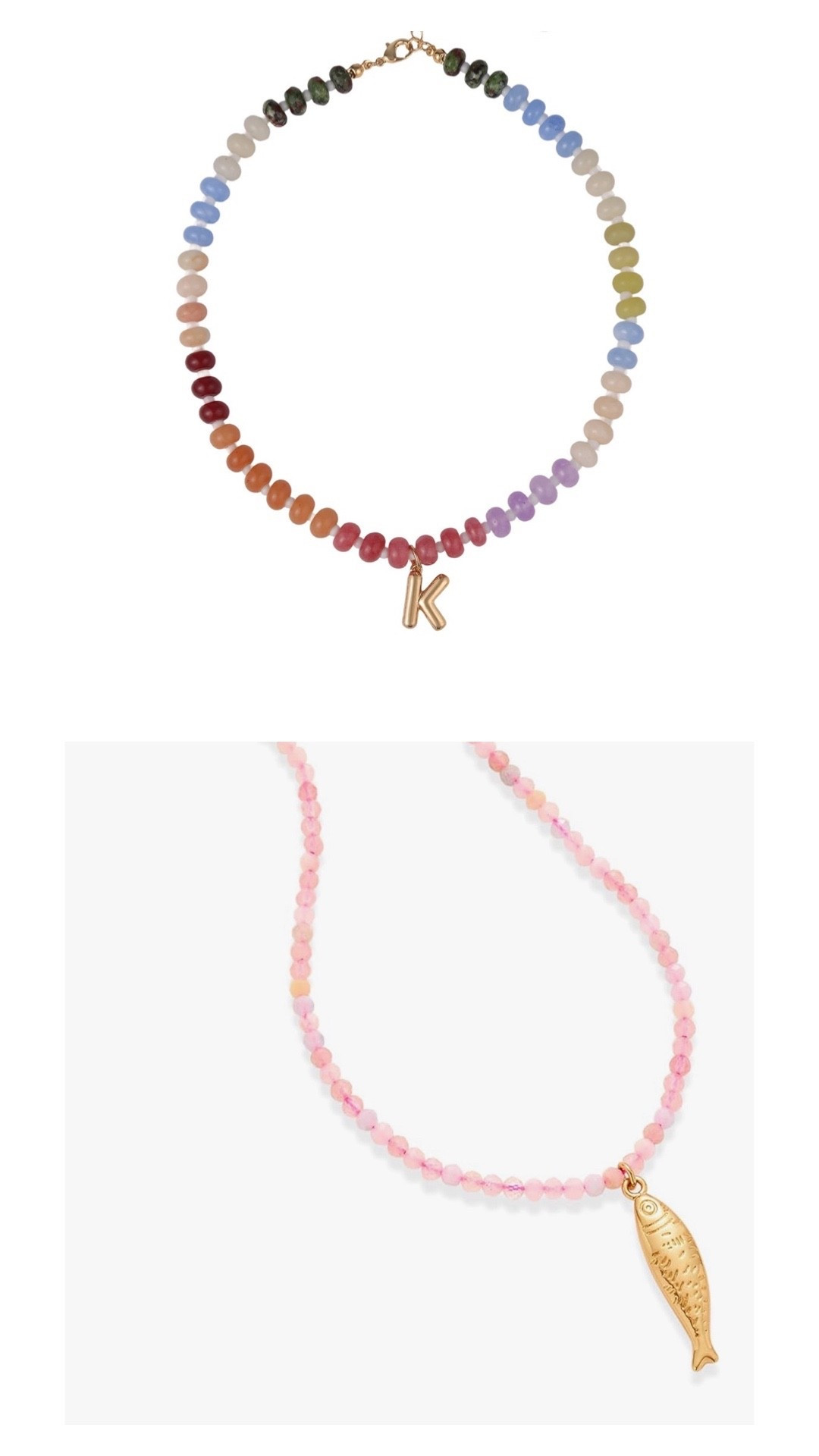 Under $20 bead charm necklaces 