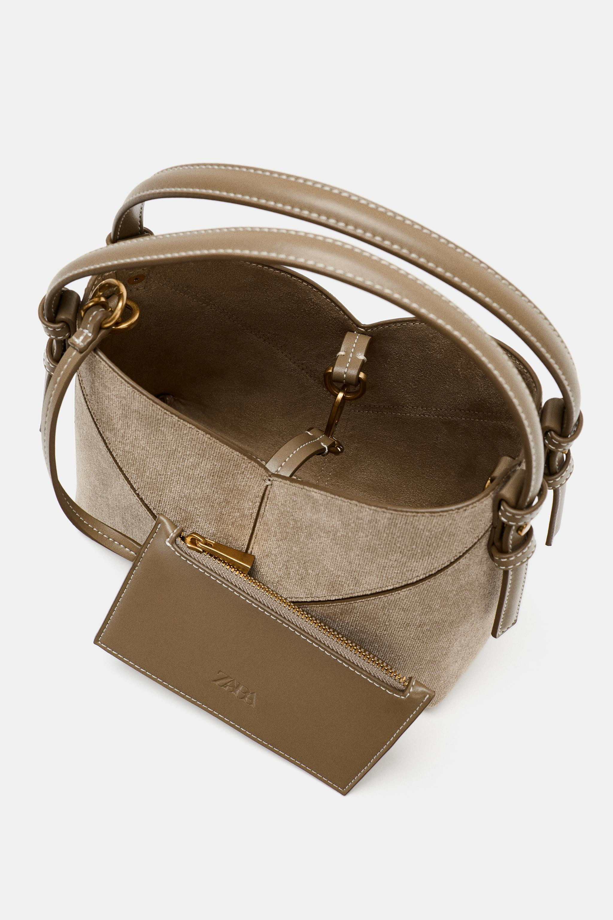 TOPSTITCH MINI SHOPPER | Zara US