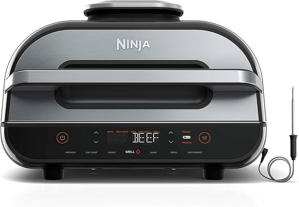 Ninja Indoor Grill, Foodi Smart XL 6-in-1 Indoor Grill with Air Fry, Roast, Bake, Broil & Dehydra... | Amazon (US)