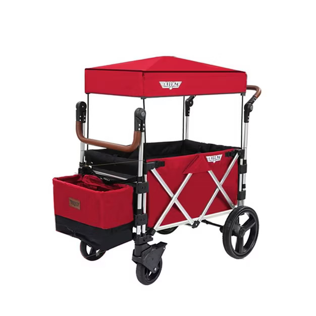 Keenz 7S Push Pull Baby Toddler Kids Wheeled Stroller Wagon with Canopy | Target