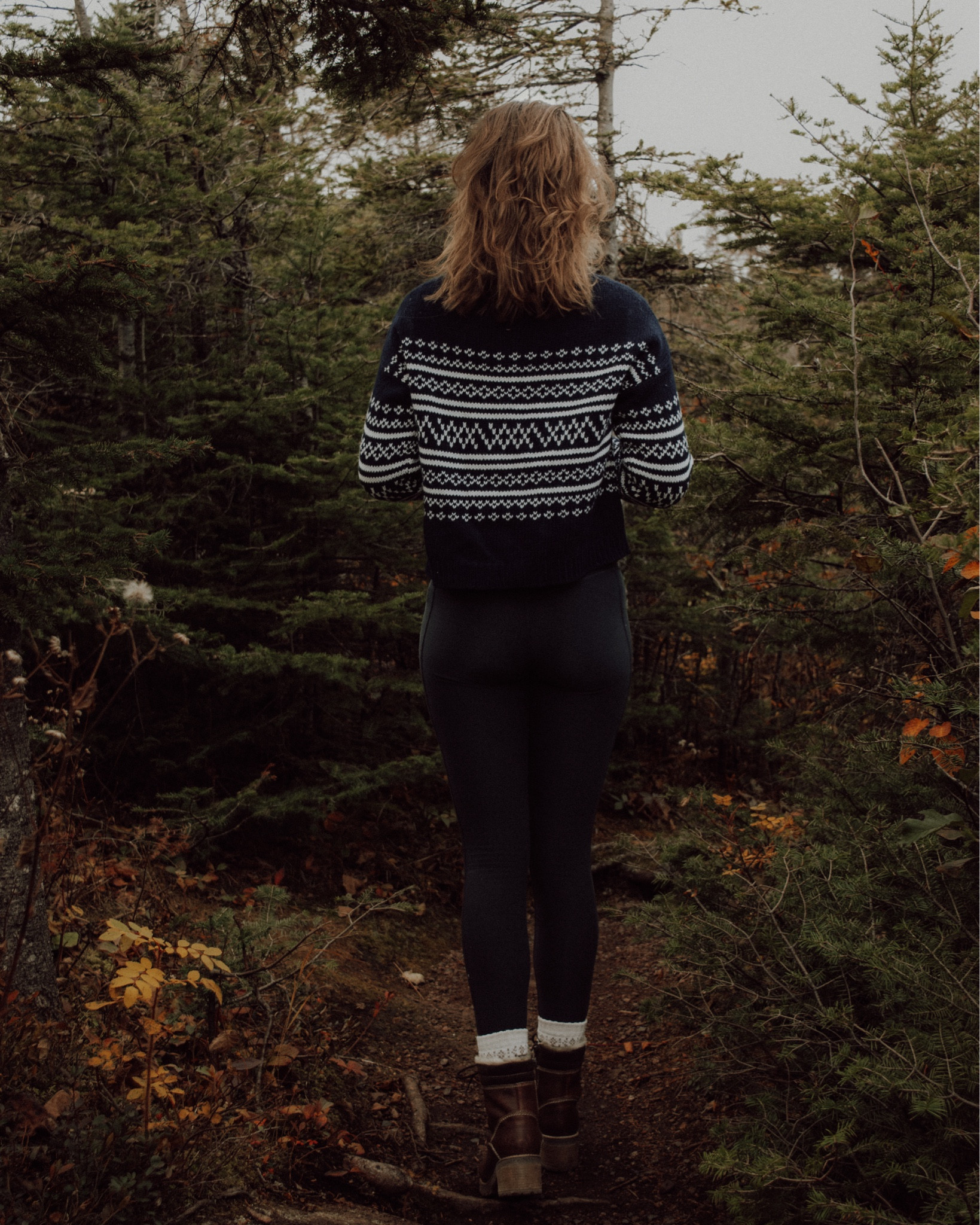 Hiking outfit, fairisle sweater, winter sweater, holiday outfit, hiking boots, leather boots, wool socks, fairisle socks, holiday socks, black leggings, Athleta, we Norwegians, timberland, monochrome minimalist 

#LTKHoliday #LTKSeasonal #LTKfit