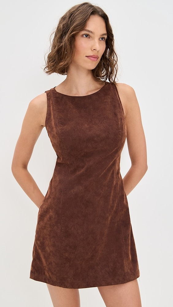 Atlas Faux Suede Mini Dress | Shopbop