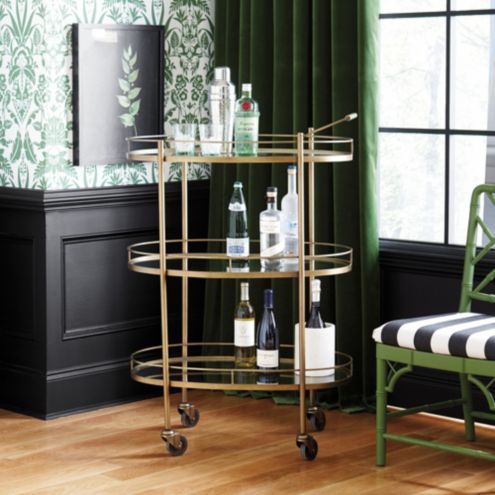 Tessa Tall Bar Cart | Ballard Designs, Inc.