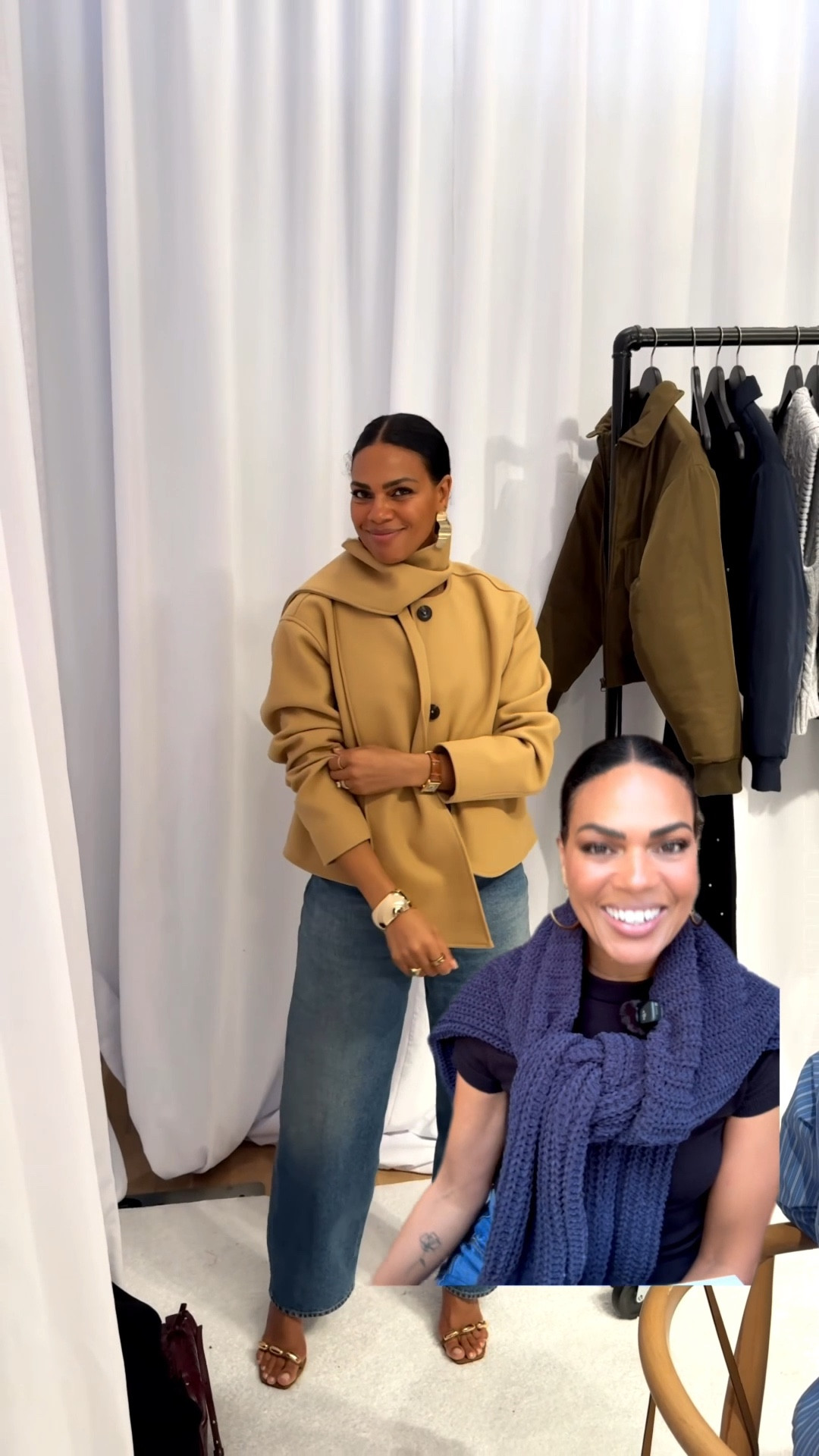 The famous scarf coat is in! True to size! Grab one while it’s in stock :) #WalmartPartner @walmartfashion #walmart #WalmartFashion