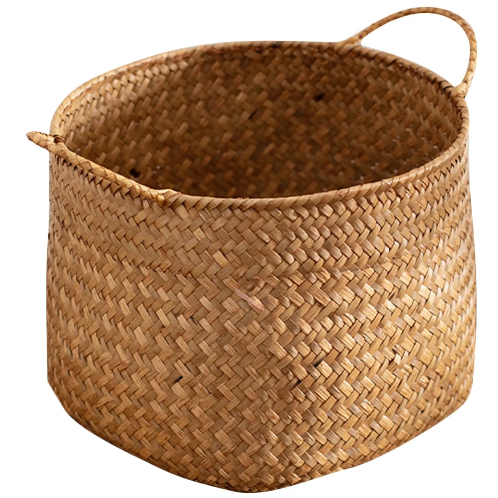 Wicker Woven Sundries Basket Desktop Flower Arrangement Shopping Baby | Walmart (US)