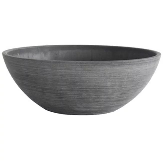 Algreen ALG13230 12 x 4.5 in. Bowl Planter - Charcoal | Walmart (US)