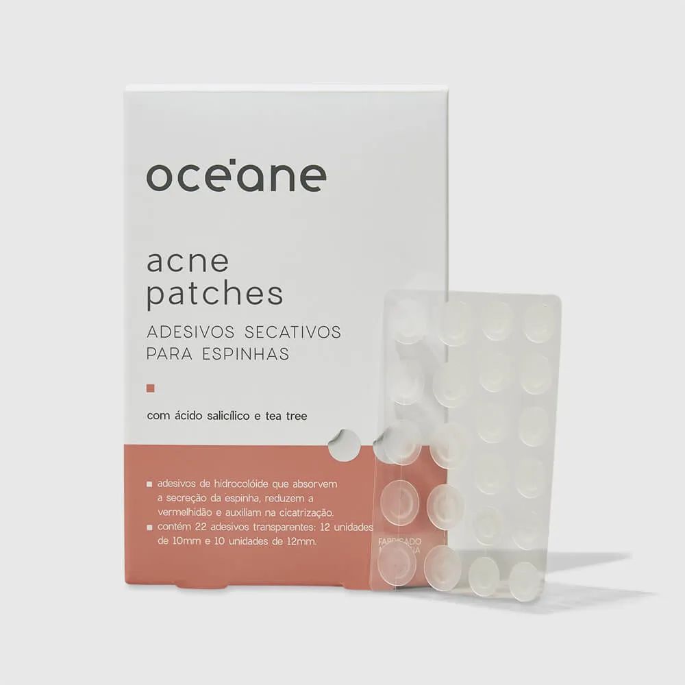 Adesivos Secativos Para Espinhas com Ácido Salicílico - Acne Patches 22un | Oceane (BR)