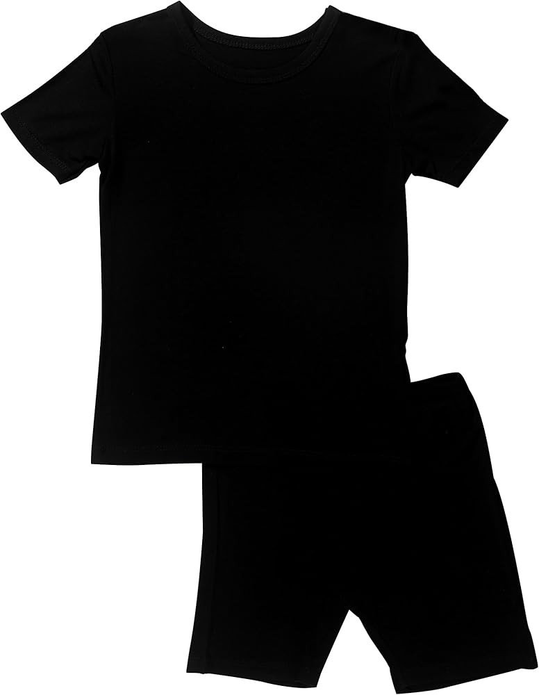 GUISBY Rayon of Bamboo Baby Toddler Kids Girls Boys Soft Short Pjs Cool Summer Pajamas 2pcs Sets | Amazon (US)