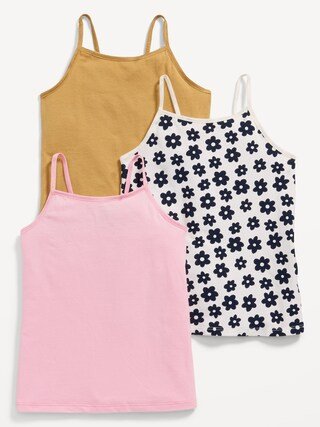 Fitted Cami Tank Tops 3-Pack  for Toddler Girls | Old Navy (US)