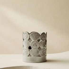 Solei Terracotta Hurricane Candleholder | West Elm (US)