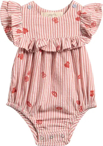 Stripe Organic Cotton Bubble Romper | Nordstrom