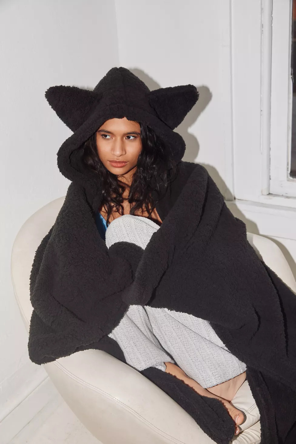 Animal Ears Fleece Throw Blanket | Urban Outfitters (US and RoW)