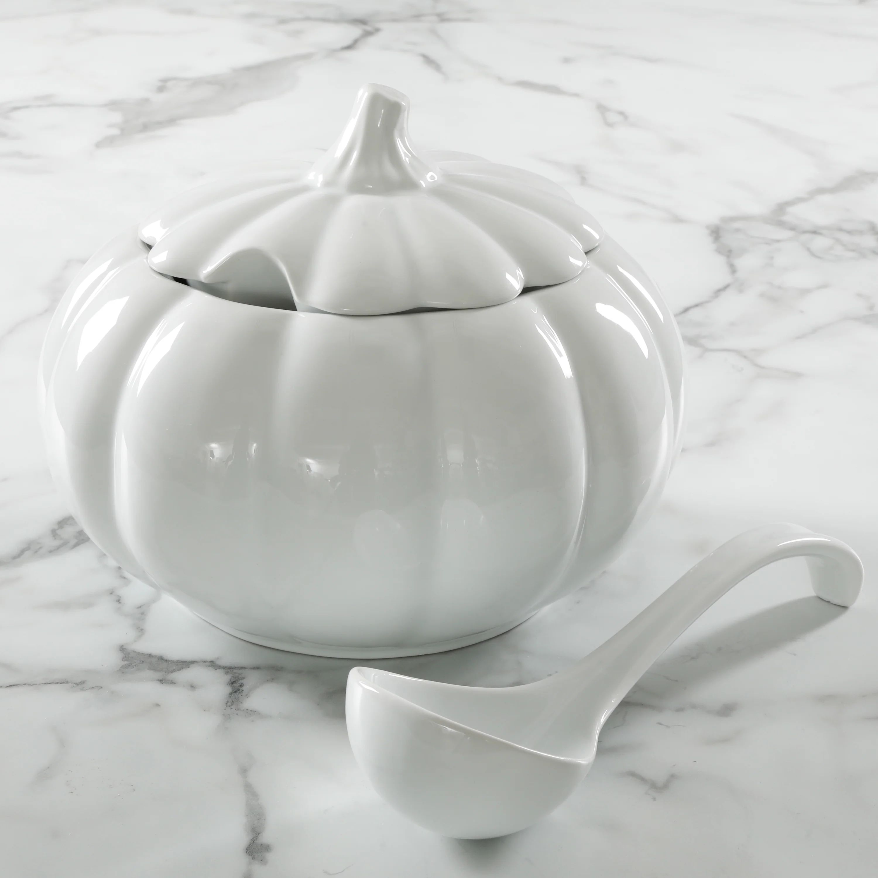 Patterson Pumpkin Figural Soup Tureen With Spoon | Waiting On Martha