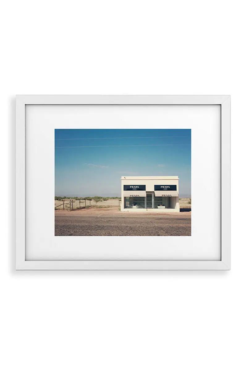 Irony in West Texas Framed Art Print | Nordstrom