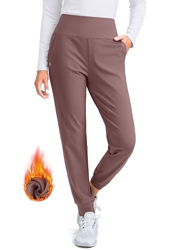 G Gradual Women's Fleece Lined Joggers High Waisted Water Resistant Thermal Hiking Pants Cold Wea... | Amazon (US)
