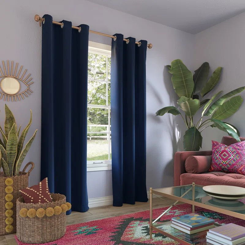 Wayfair Basics® Thermal Blackout Grommet Curtain Panel | Wayfair North America
