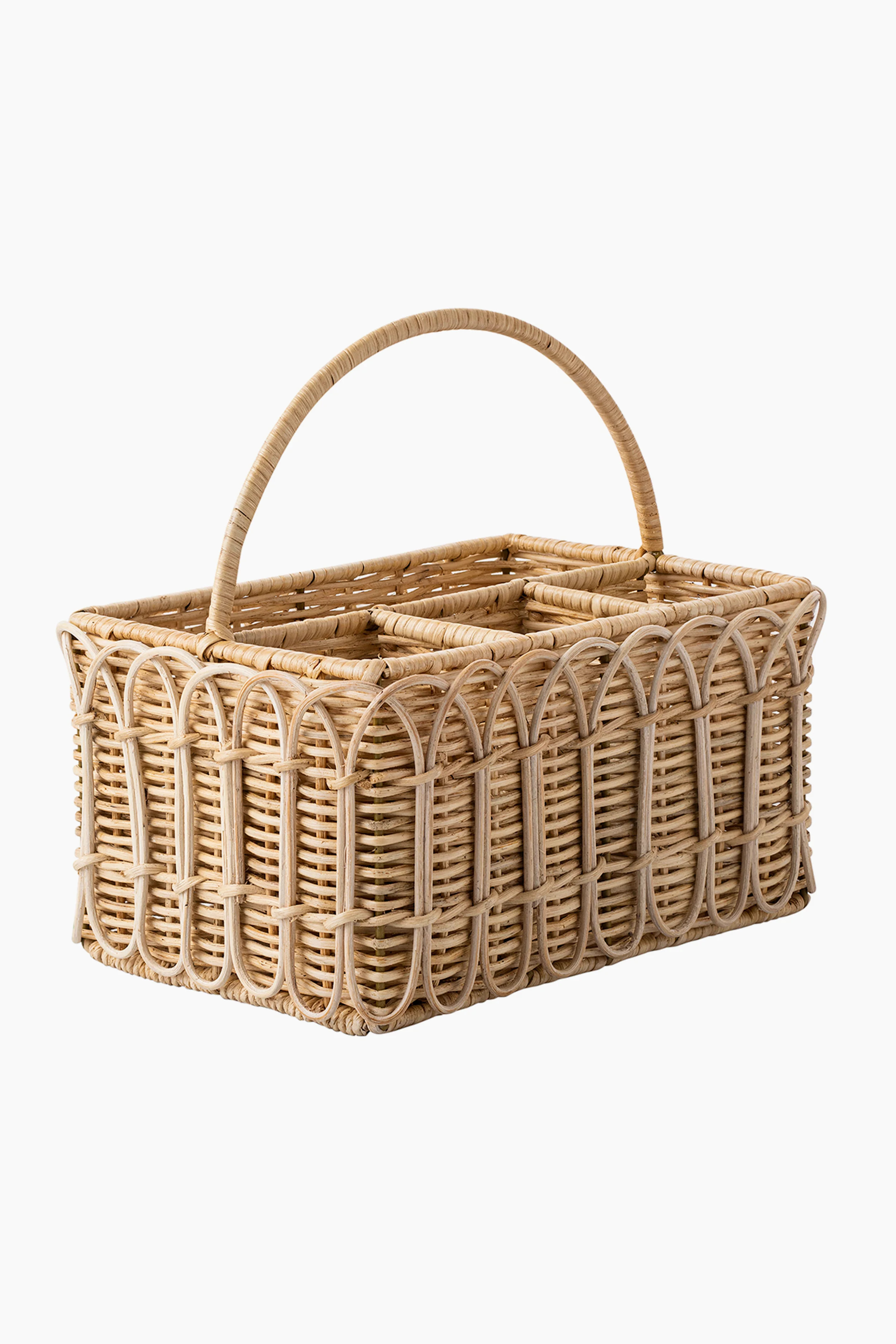 Provence Rattan Silverware Caddy | Tuckernuck (US)