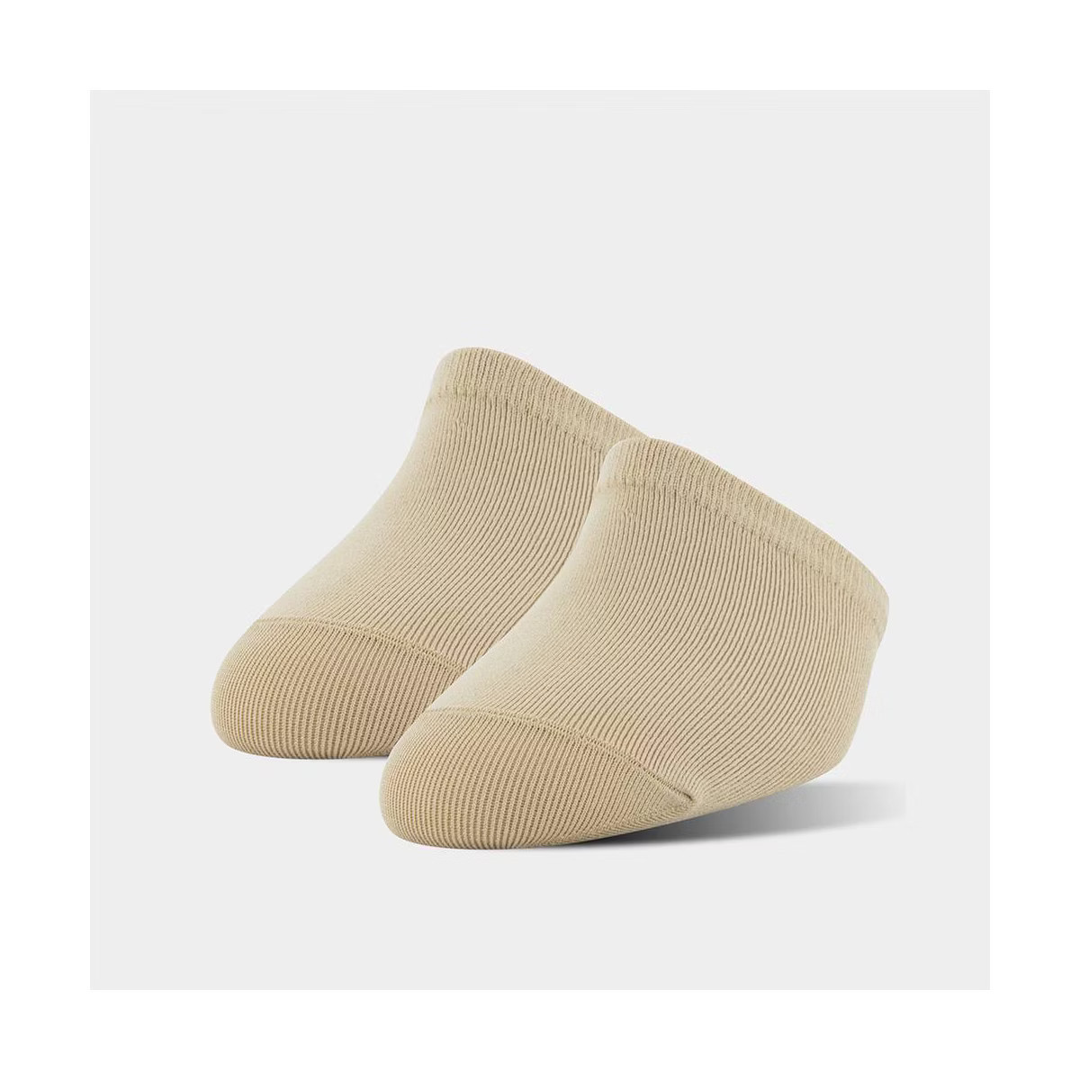 Peds Women's Grippers Tactel Nylon 2pk Liner Mule Socks - Nude One Size Fits Most | Target