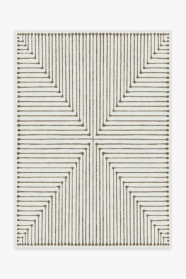 Jonathan Adler Inkdrop Camel & Ivory Rug | Ruggable