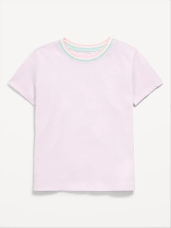 Softest Short-Sleeve T-Shirt for Girls — Solid product image from the verified GPgrows LTK collection