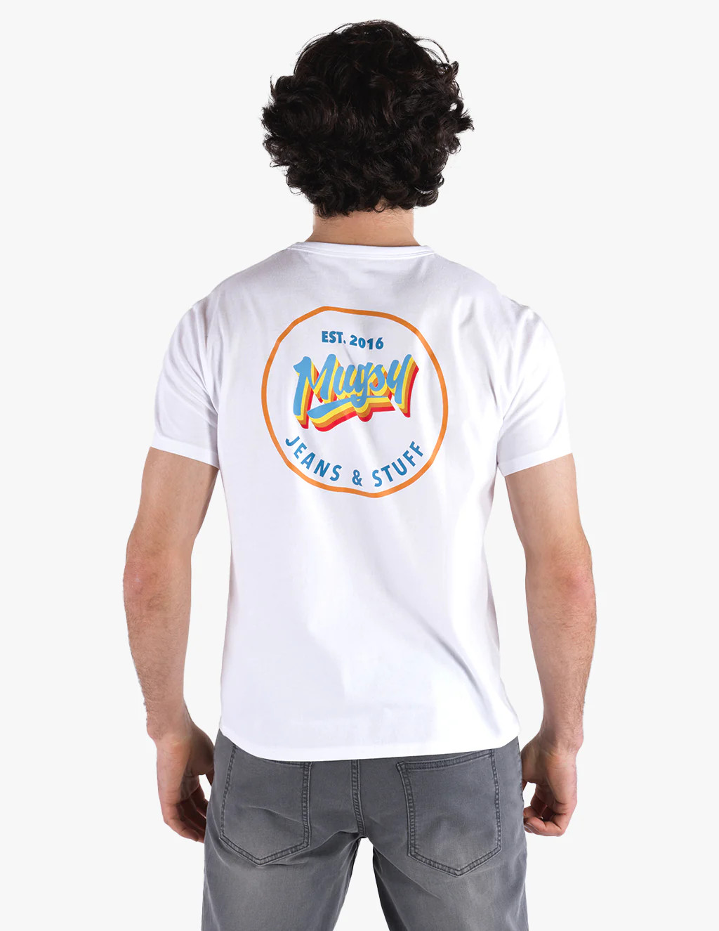 WHITE EVERYDAY TEE | Mugsy Jeans