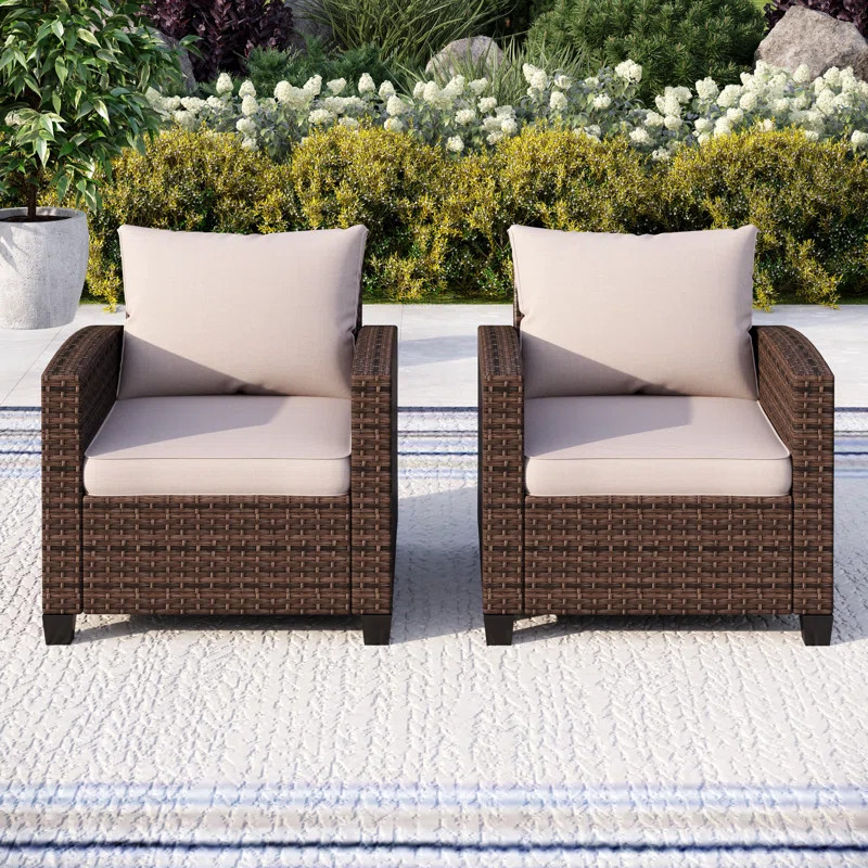 Argyri Patio Chair with Cushions | Wayfair North America