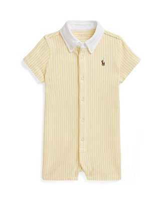Baby Boys' Striped Oxford Shortall | Macy's