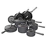 Ninja C39900 Foodi NeverStick Premium 16-Piece Cookware Set, Hard-Anodized, Nonstick, Durable & O... | Amazon (US)