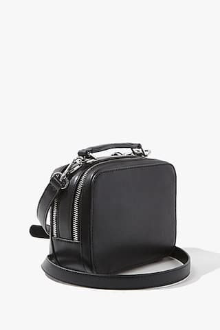 Forever 21 Faux Leather Crossbody , Black | Forever 21 (US)