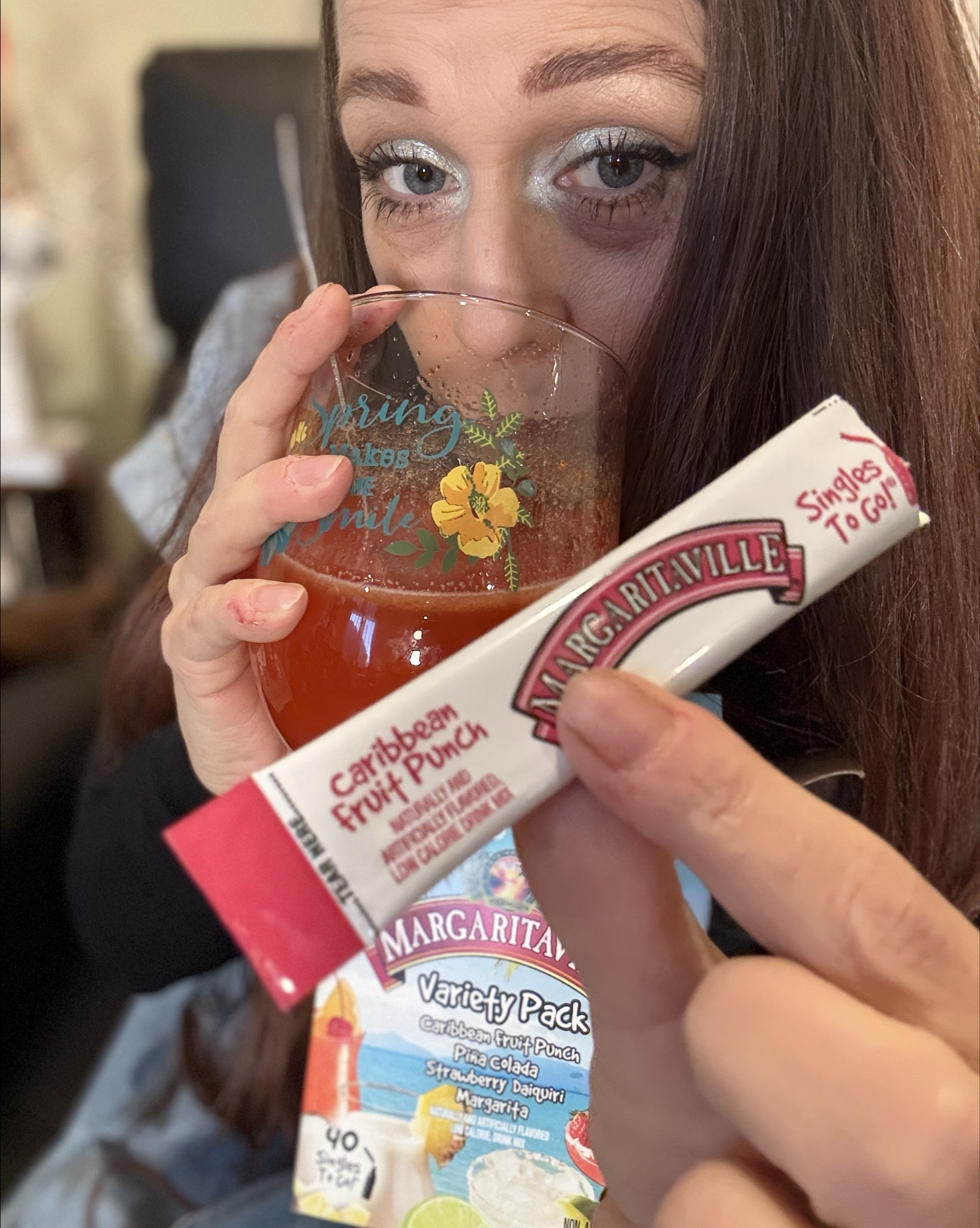 Sometimes the world just wears me out and I need a total escape. 🌊✨ I’m craving a vacation and a day at the beach, but since it’s snowing outside today, a staycation it is!

To make my living room feel like a luxury hotel room by the ocean, I mix up a non-alcoholic treat using the Margaritaville Singles To Go! Variety Pack. I love that I can choose from Caribbean Fruit Punch, Piña Colada, Strawberry Daiquiri, or a classic Margarita. I just grab my favorite glass, sit back in my massaging recliner, and let my imagination do the rest. 🥥🍹

It’s the perfect way to get my creative juices flowing while staying warm. Plus, the flash sale happening at Amazon right now has me feeling the heat! If you need a mental getaway without leaving the house, this is the move. 👑☀️

#Staycation #Margaritaville #AmazonFinds #MocktailMagic #ADHDhacks #WinterBlues #SelfCareDay #MainCharacterEnergy #2026Vibes 

#LTKTravel #LTKselfcare #LTKOver40