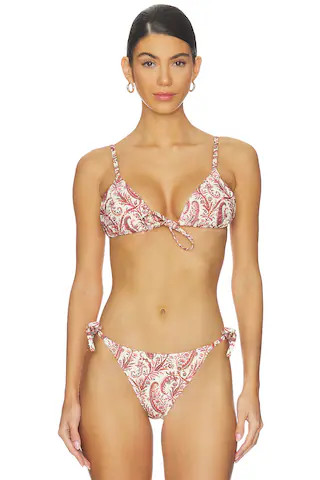 Cameron Tie Front Triangle Bikini Top
                    
                    PAIGE | Revolve Clothing (Global)
