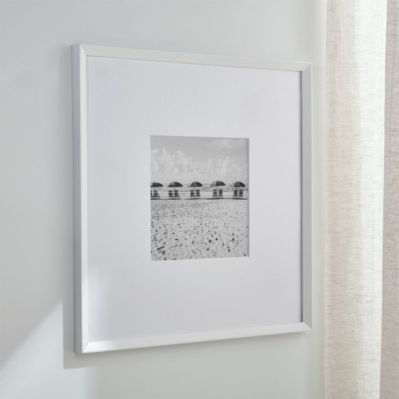 Icon 11x11 White Picture Frame + Reviews | Crate & Barrel | Crate & Barrel
