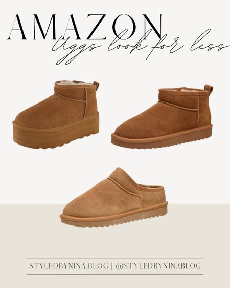 Amazon Uggs look for less - amazon boots - amazon slippers - best sellers - ultra mini Uggs - ugg dupes - hospital bag outfits - comfy postpartum outfits for new moms - maternity must haves 


#LTKbump #LTKshoecrush #LTKsalealert