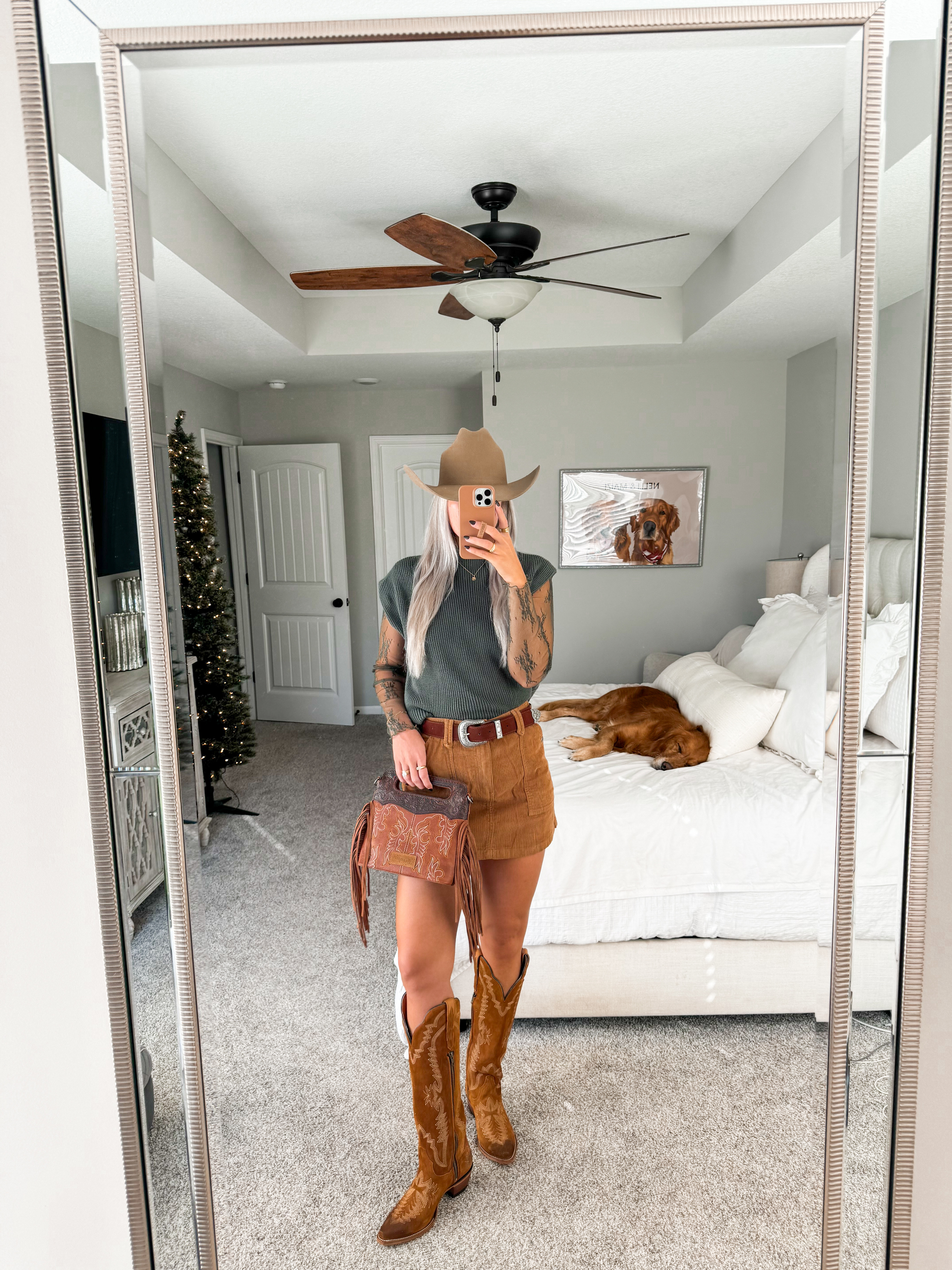 my skirt is currently sold out so linking similar. small in everything :) 

#LTKFindsUnder50 #LTKStyleTip #LTKSaleAlert