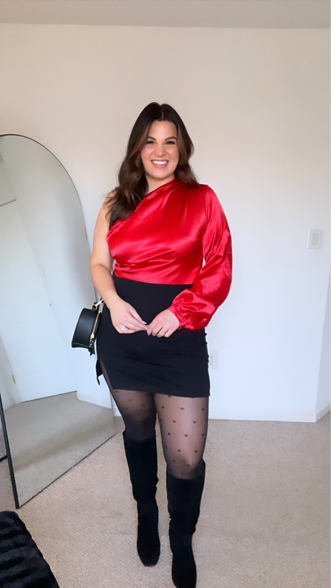 Valentines Day Outfit 
Panties - size XL *use code KELLYELIZXSPANX to save
Bodysuit - size XL
Skirt - size XXL (sized up for length fits true to size) 
Tights - size XL
Boots - size 10 

#valentinesday #valentinesdayoutfit #valentinesday2023 #vday2023 #datenightoutfit 

#LTKcurves #LTKFind #LTKSeasonal