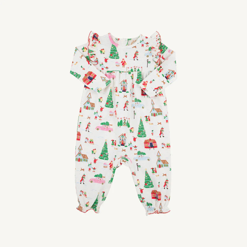 Leigh Anne Angel Sleeve Romper | The Beaufort Bonnet Company