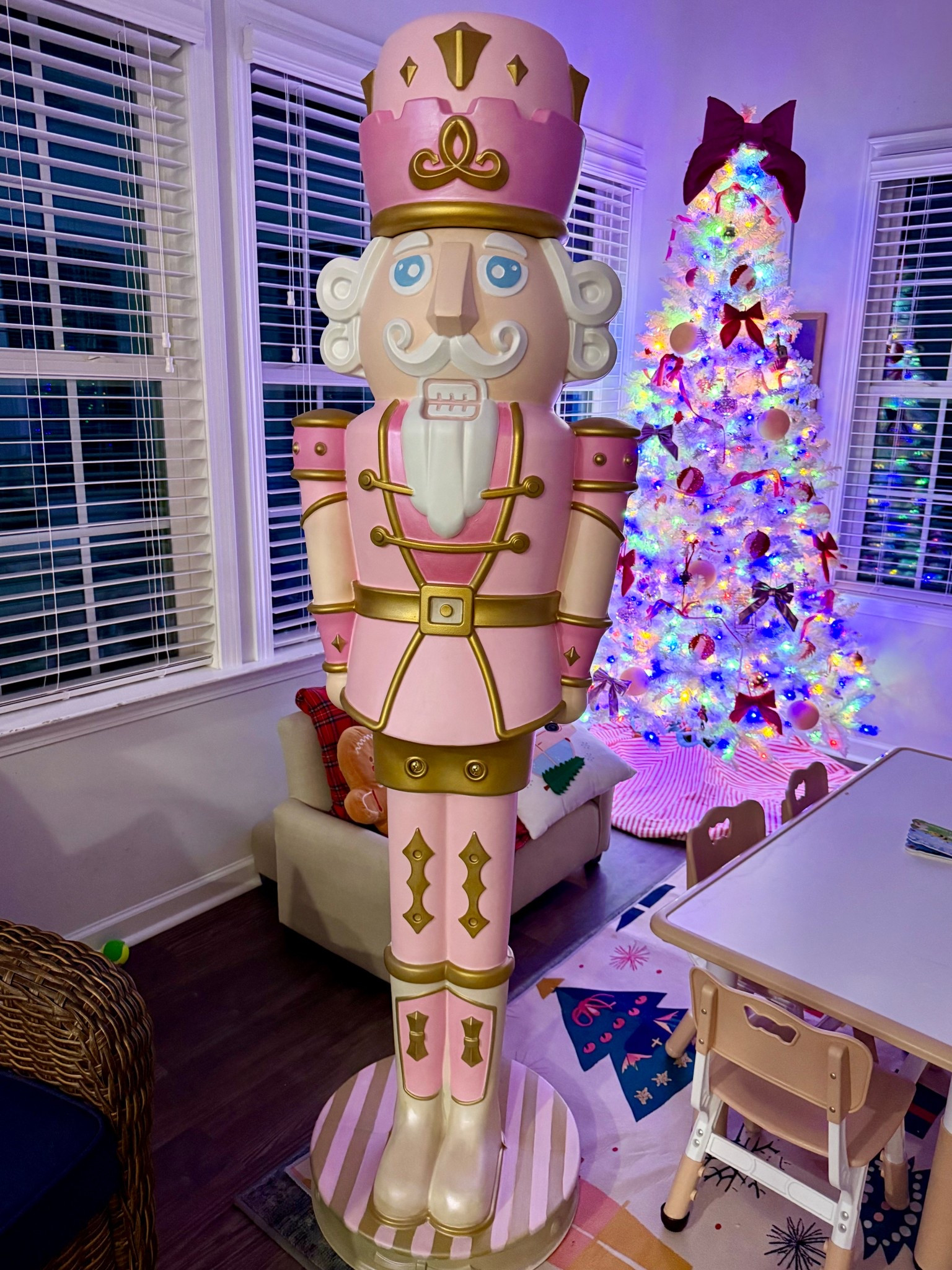 We’ve named him Sir Alexander Pinkleton & I must say, he sure is beautiful! 

The most difficult thing was finding the perfect paint colors because he was pulling matte colors and looking really flat. 

I’ll tag the products I used to help save you the trouble! 🫶🏼 
#diy

#LTKHome #LTKHoliday #LTKSeasonal
