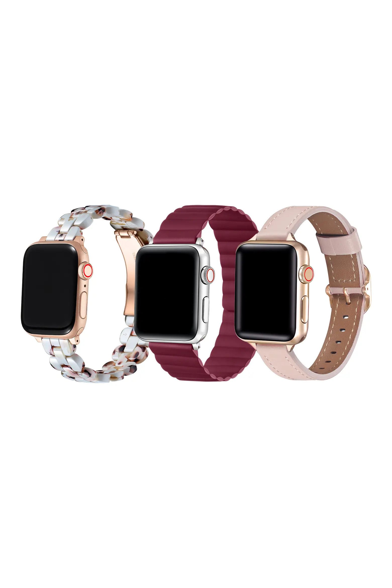 Posh Tech Assorted 3-Pack Apple Watch® Watchbands (Women) | Nordstrom | Nordstrom