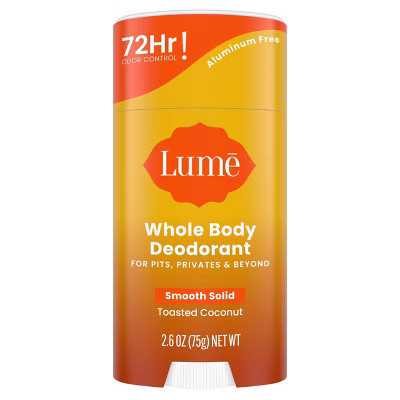 Lume Whole Body Women's Smooth Solid Deodorant - Toasted Coconut Scent - Aluminum-Free 2.6oz | Target