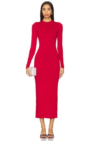 AFRM Juniper Dress in Poppy Red from Revolve.com | Revolve Clothing (Global)
