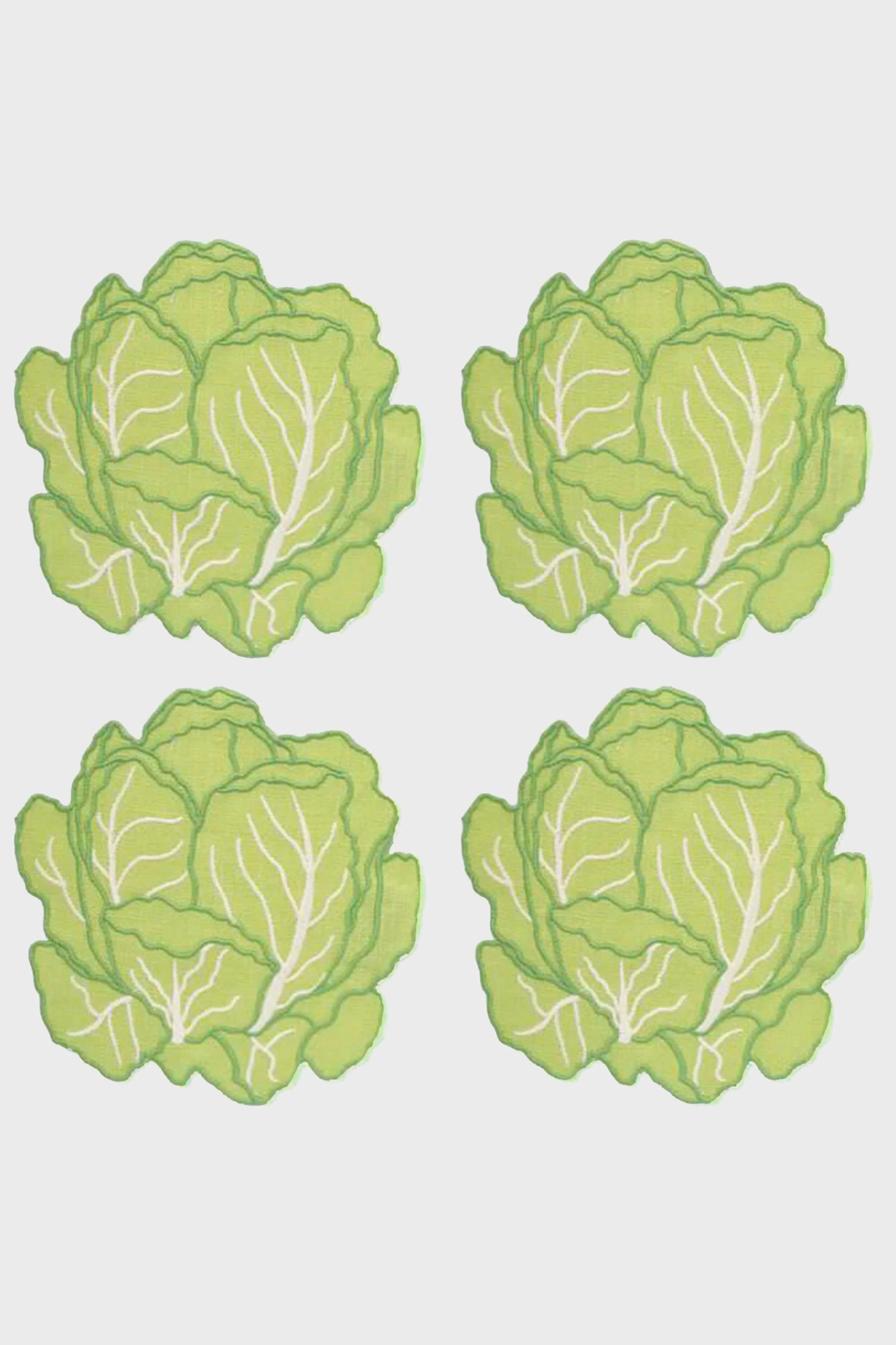 Cabbage Cocktail Napkins (Set of 4) | Tuckernuck (US)