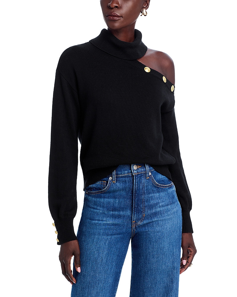 L'Agence Brixie One Shoulder Turtleneck Sweater | Bloomingdale's (US)