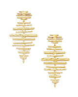 Madelyn Statement Earrings in Gold | Kendra Scott