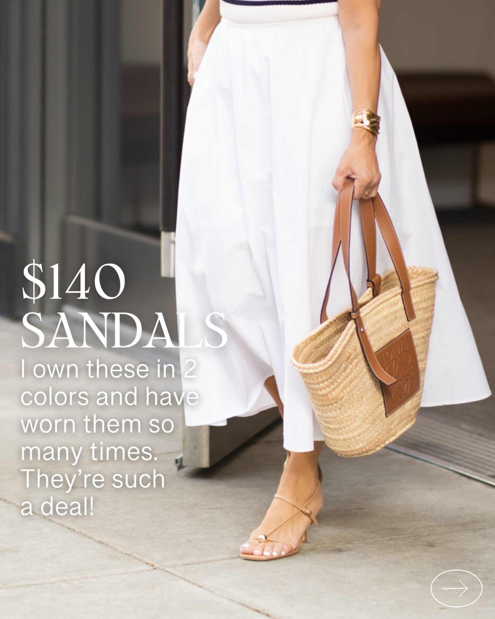 I own these sandals in a few colors and they look exactly like my more expensive pair! I wear them all the time and I highly recommend these! Dress is old Milly 

#LTKPetite #LTKgrwm #LTKSeasonal