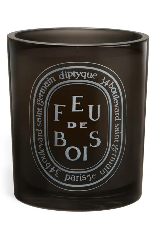 Diptyque Feu de Bois (Fire Wood) Large Scented Candle in Grey Vessel at Nordstrom, Size 21.2 Oz | Nordstrom