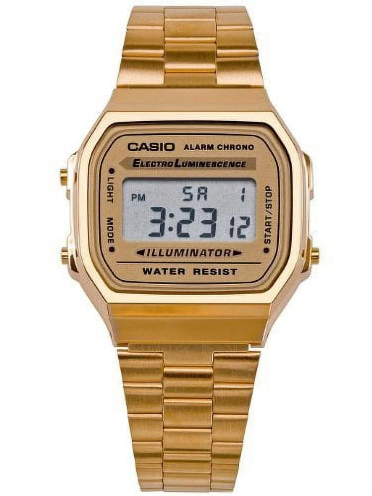 Casio A168WG9-A Casio Gold Digital Watch - Gold / One Size - Walmart.com | Walmart (US)