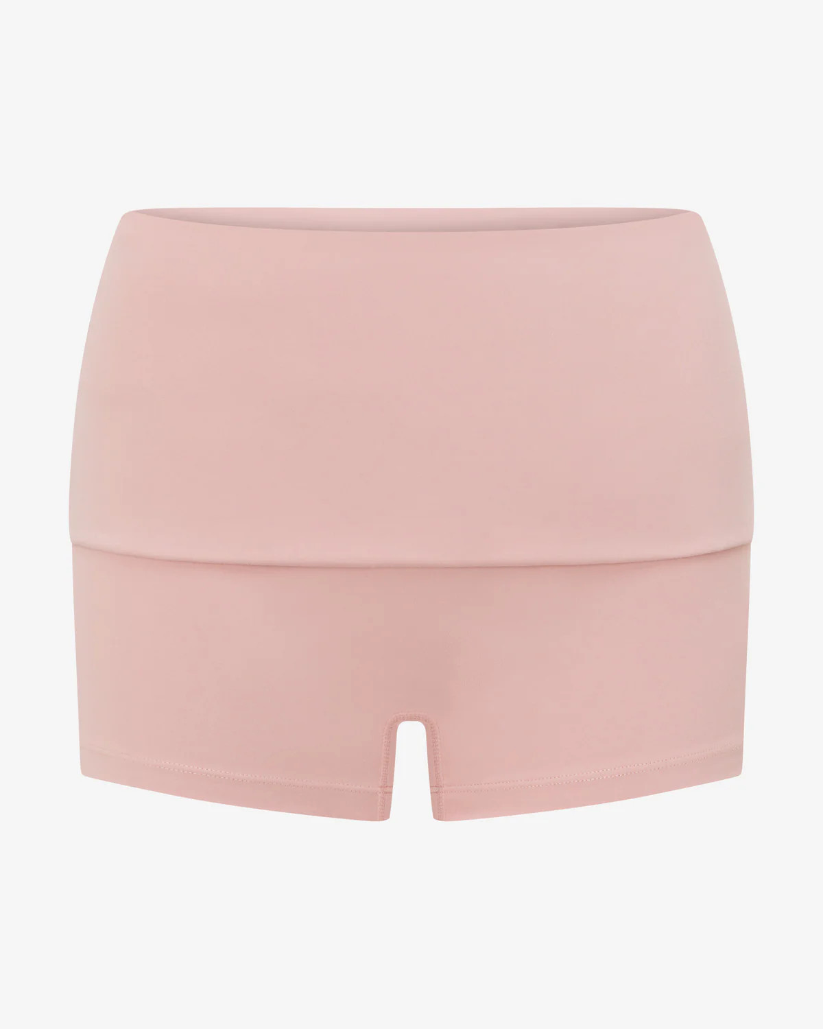 Form Invisible Scrunch Fold Over Shorts 3" | Dusty Pink | Crop Shop Boutique US