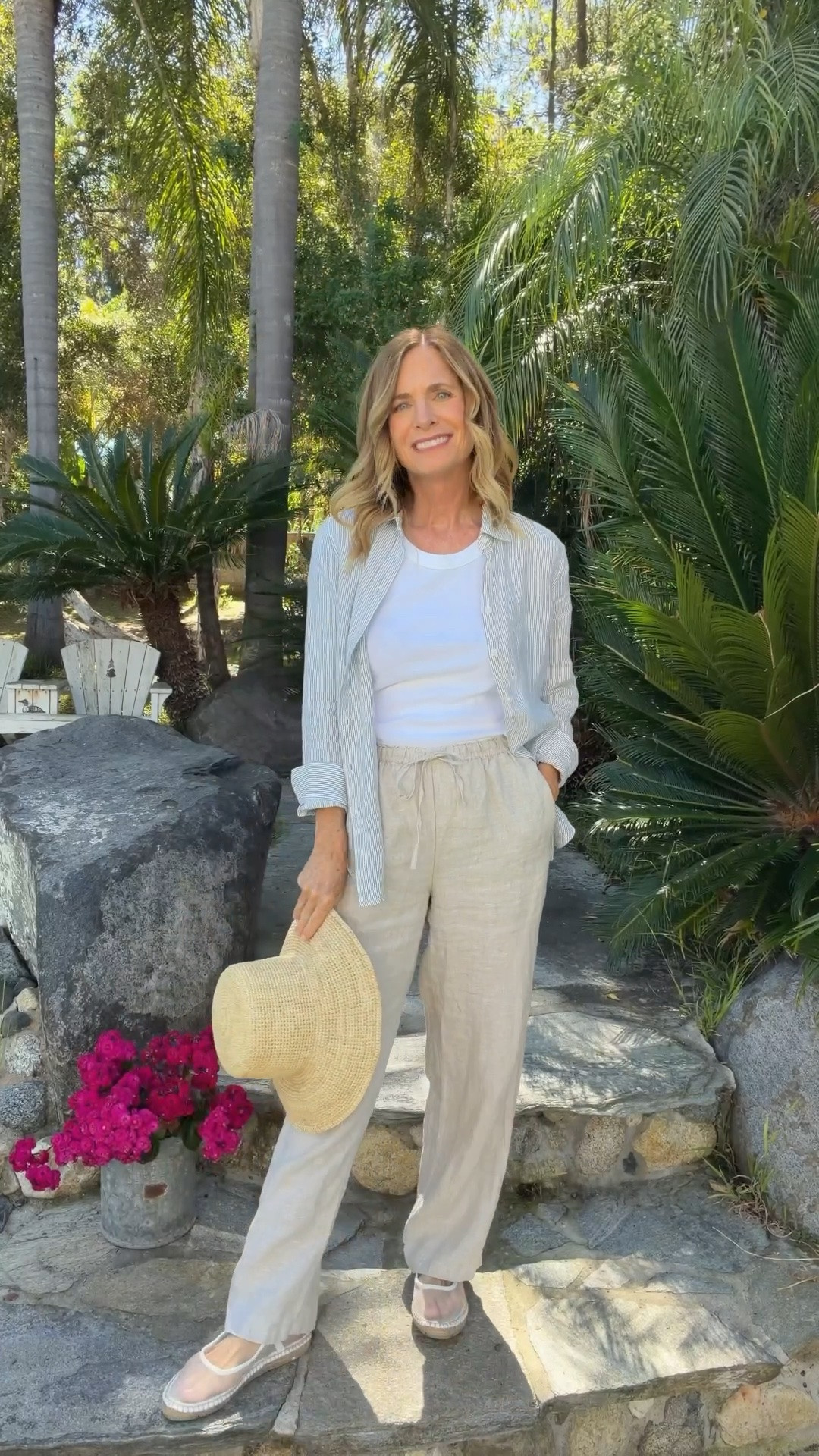 Comfy chic in linen!
@jcrew @Quince 

I’m 5’4” wearing XS & 0.

#LTKootd #LTKOver40 #LTKTravel
